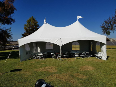 20 X 40 Tent with Catheral Side Walls