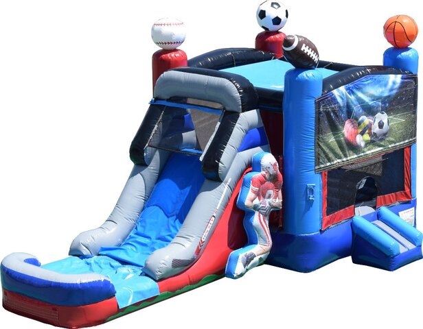 Sports bounce house with slide to rent in Alvarado