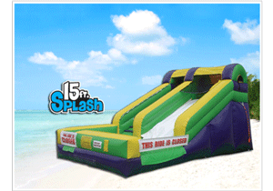 15 ft Lil Splash Water Slide Rental