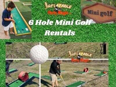 6 Holes Portable Mini Golf Rentals Alvarado   Tx
