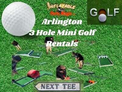3 Hole Portable Mini Golf Rentals Arlington Tx