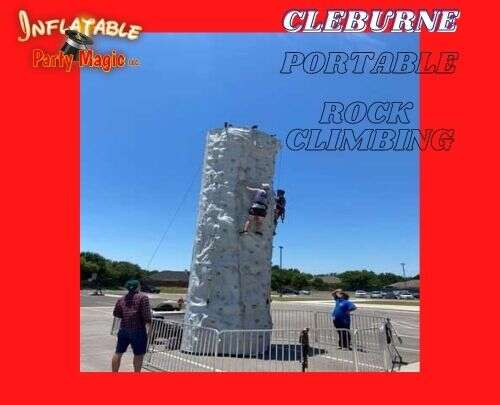 Cleburne Portable Rock Climbing Wall Rental