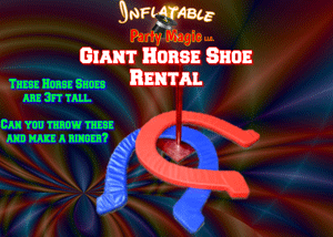 Giant Horse Shoe Game Rental