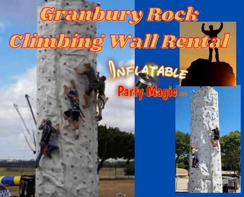 Granbury Rock Climbing Wall Rental