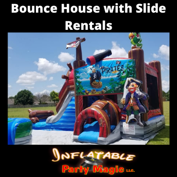 Everman Bounce House with Slide Rental
