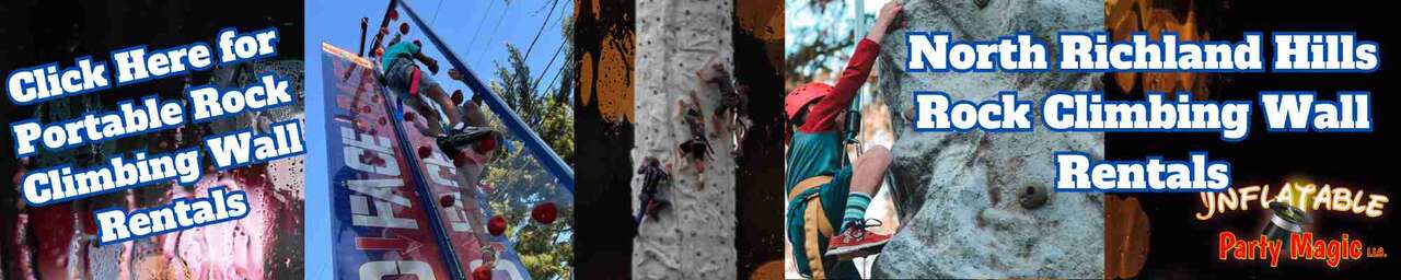 Rock Climbing Wall Rental  North Richland Hills