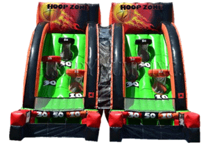 Double Hoop Zone Basketbal Game Rental