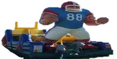 Endzone Football Themed Inflatable Obstacle Course Rental Fort Worth, Texas