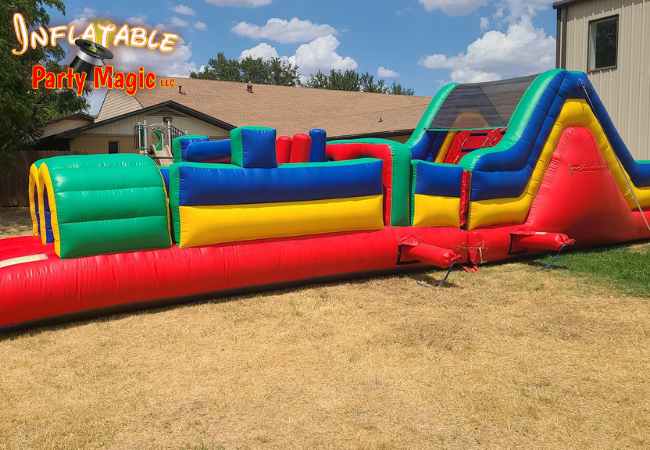 38 foot Obstacle Course Rental for kids