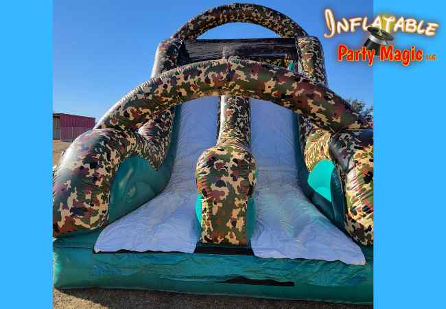 60 ft Camo Obstacle Course Rental DFW