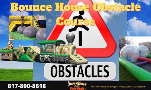 Bounce House Obstacle Course in DFW