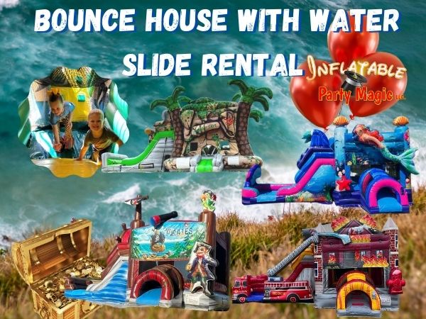 Club House Water Slide  Inflatable Party Magic Texas