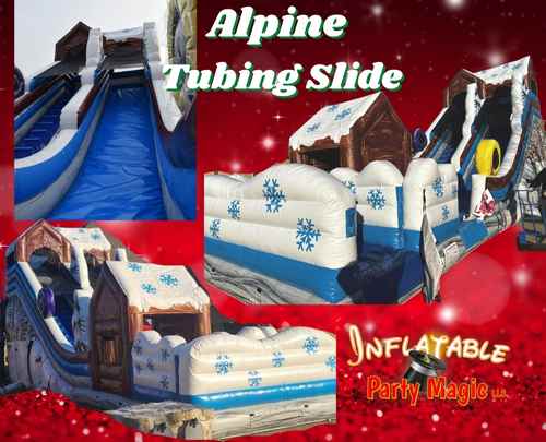 Inflatable Christmas Slide Rental