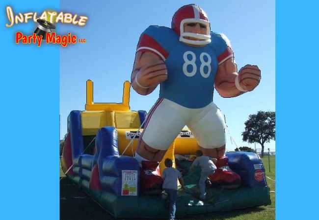 Football Themed Obstacle course to rent in Texas