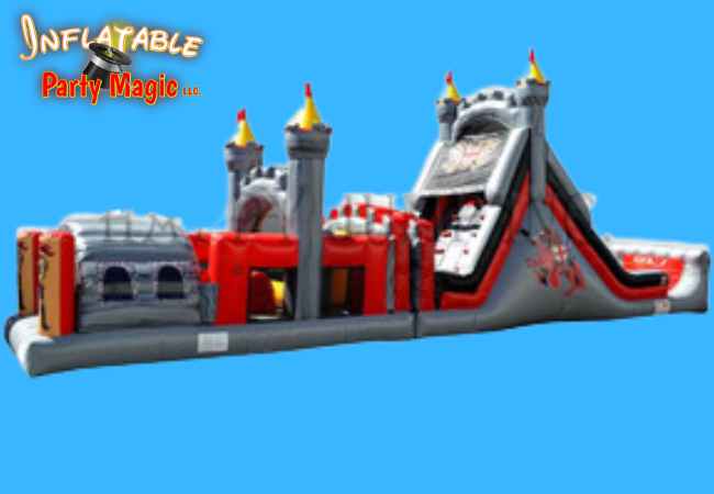 Excalibur Inflatable Castle Obstacle Course Rental