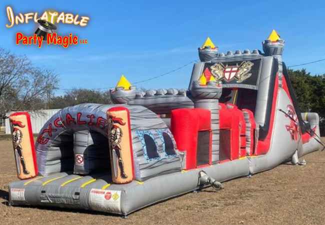 Castle obstacle course rental