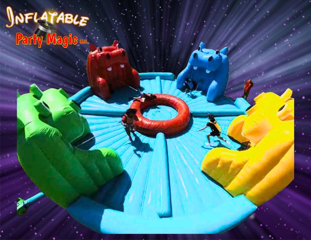 Hungry Hippo Chowdown Inflatable Game