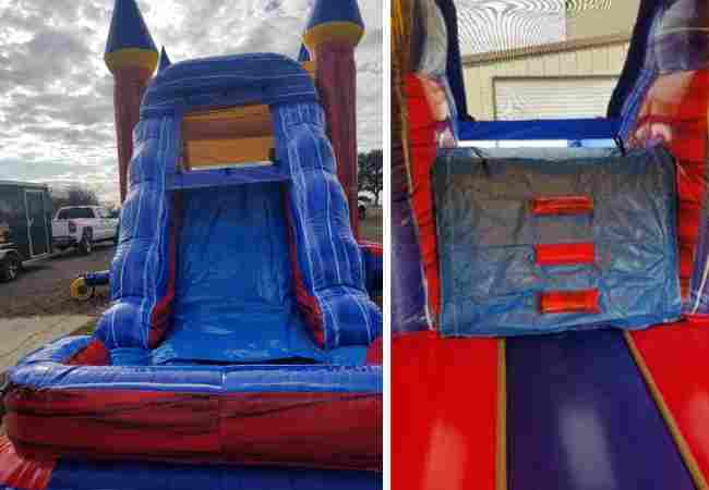 Inflatable Bounce House with Wet Slide Rental DFW