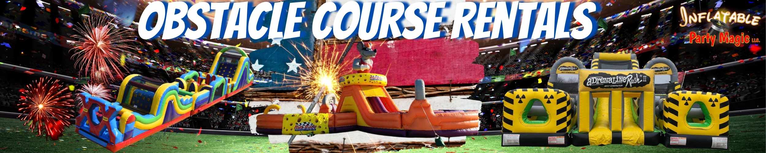 Inflatable Obstacle Course Rentals DFW Tx near me