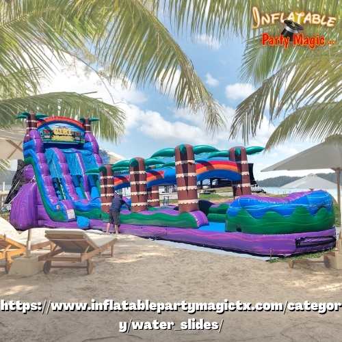 15 Ft. Superslide Water Slide Rental, Inflatable Party Magic