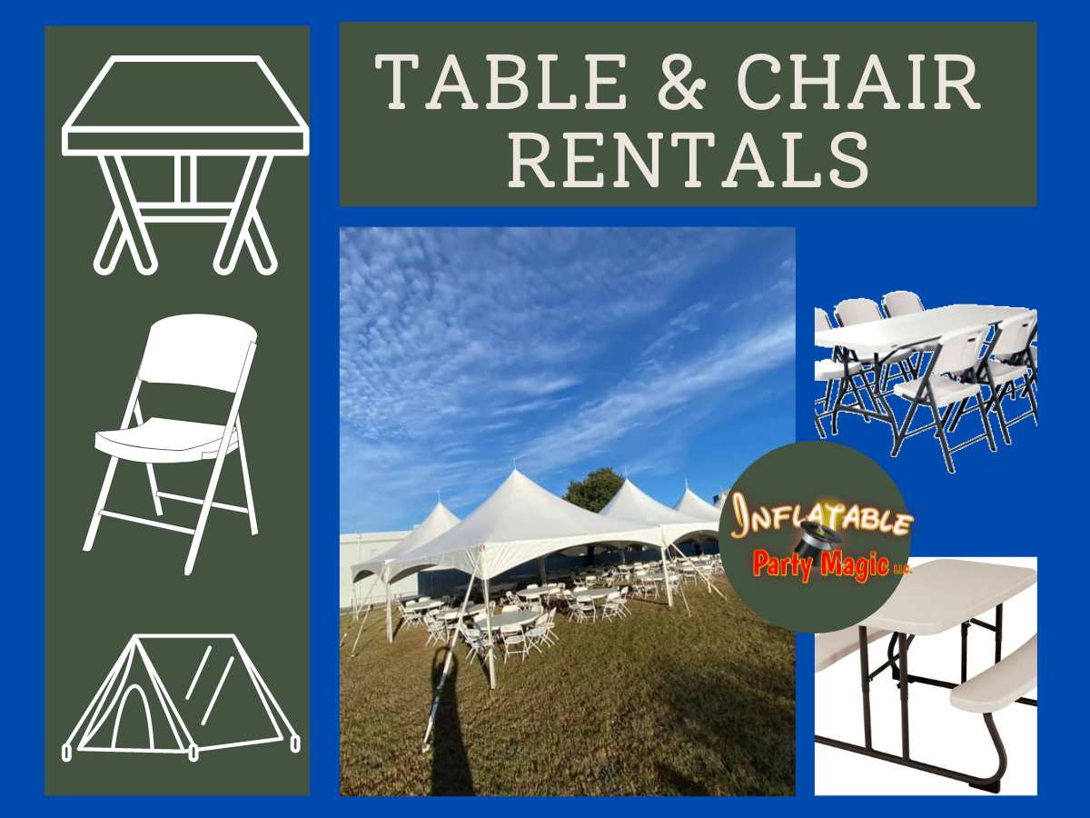 Chair Rental and Table Rental near me DFW Tx