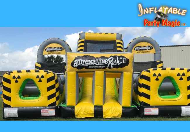 Toxic Themed Obstacle Course Rental DFW Tx