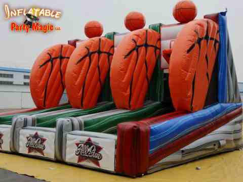 Triple Basketball inflatable game