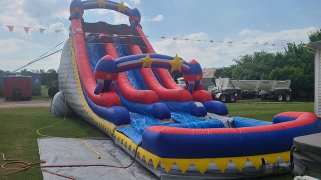 24 ft. tall Inflatable Water Slide, Inflatable Party Magic