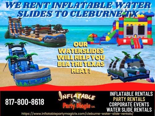 24 ft. tall Inflatable Water Slide, Inflatable Party Magic