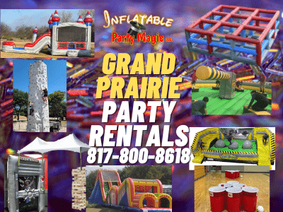 Party Rentals in Grand Prairie Tx from Inflatable Party Magic