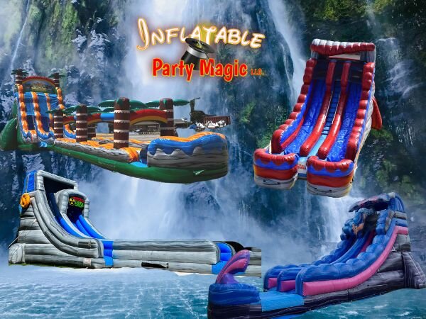 24 ft. tall Inflatable Water Slide, Inflatable Party Magic