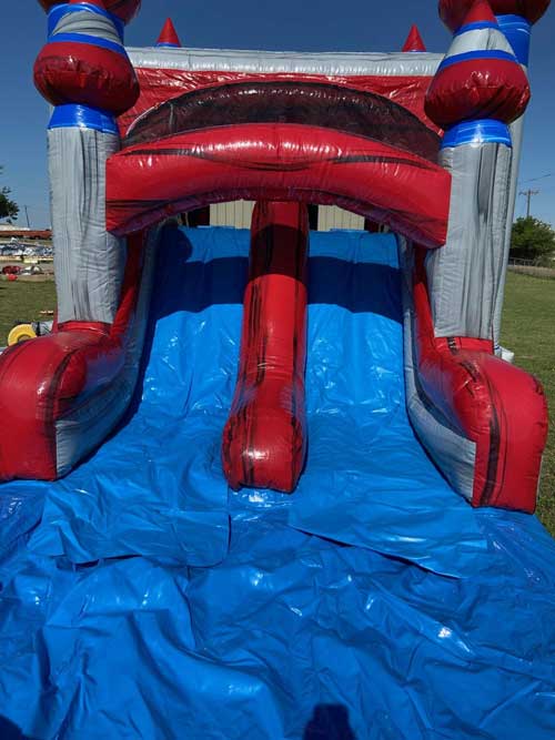 Platinum 4n1 water slide Bounce House Combo Rental Slide View