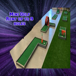 portable mini golf rental southlake texas