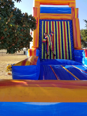 Velcro Wall and 18ft. Slide Rental