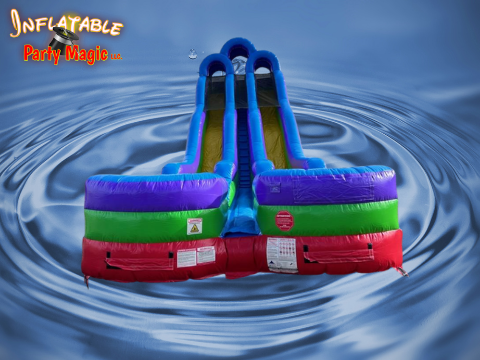 24 ft. tall Inflatable Water Slide, Inflatable Party Magic