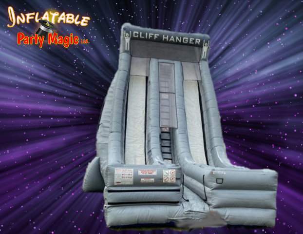 27ft. Cliffhanger Double Lane Slide Rental 