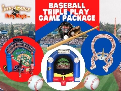 Baseball Triple Play Game Party Package