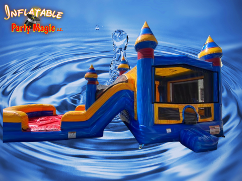 Marble Mansion 4n1  Dual Water Slide