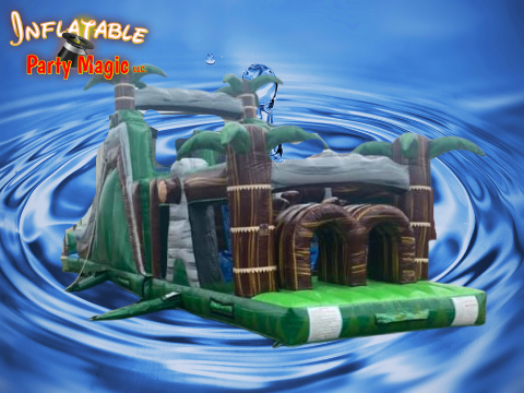 inflatable water obstacle course