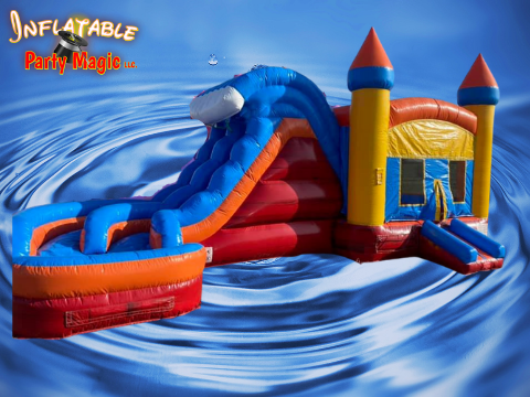 Storm 4n1 Water slide with dual laned slide