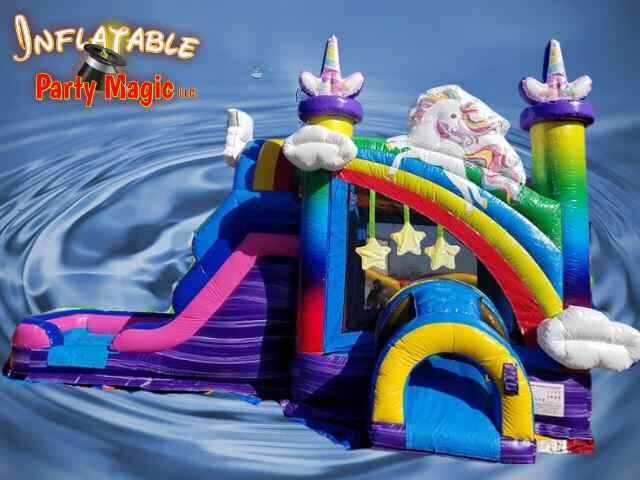 Unicorn Rainbow Water Slide