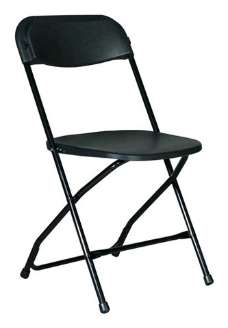 Black folding Chairs