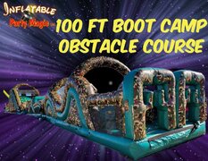100 foot Camo Bootcamp Obstacle Course