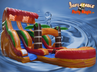 24 ft. tall Inflatable Water Slide, Inflatable Party Magic