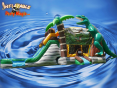 Jurassic Dinosaur Water Slide Combo