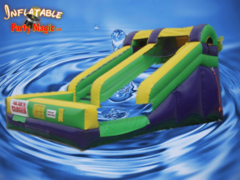 15 ft tall Lil Splash Inflatable Water Slide