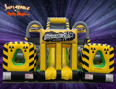 Toxic Adrenaline Rush Inflatable Obstacle Course Rental
