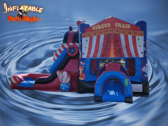 Circus Bounce House wet slide Combo