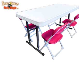 Kids Table and Red Chair Package Deal
